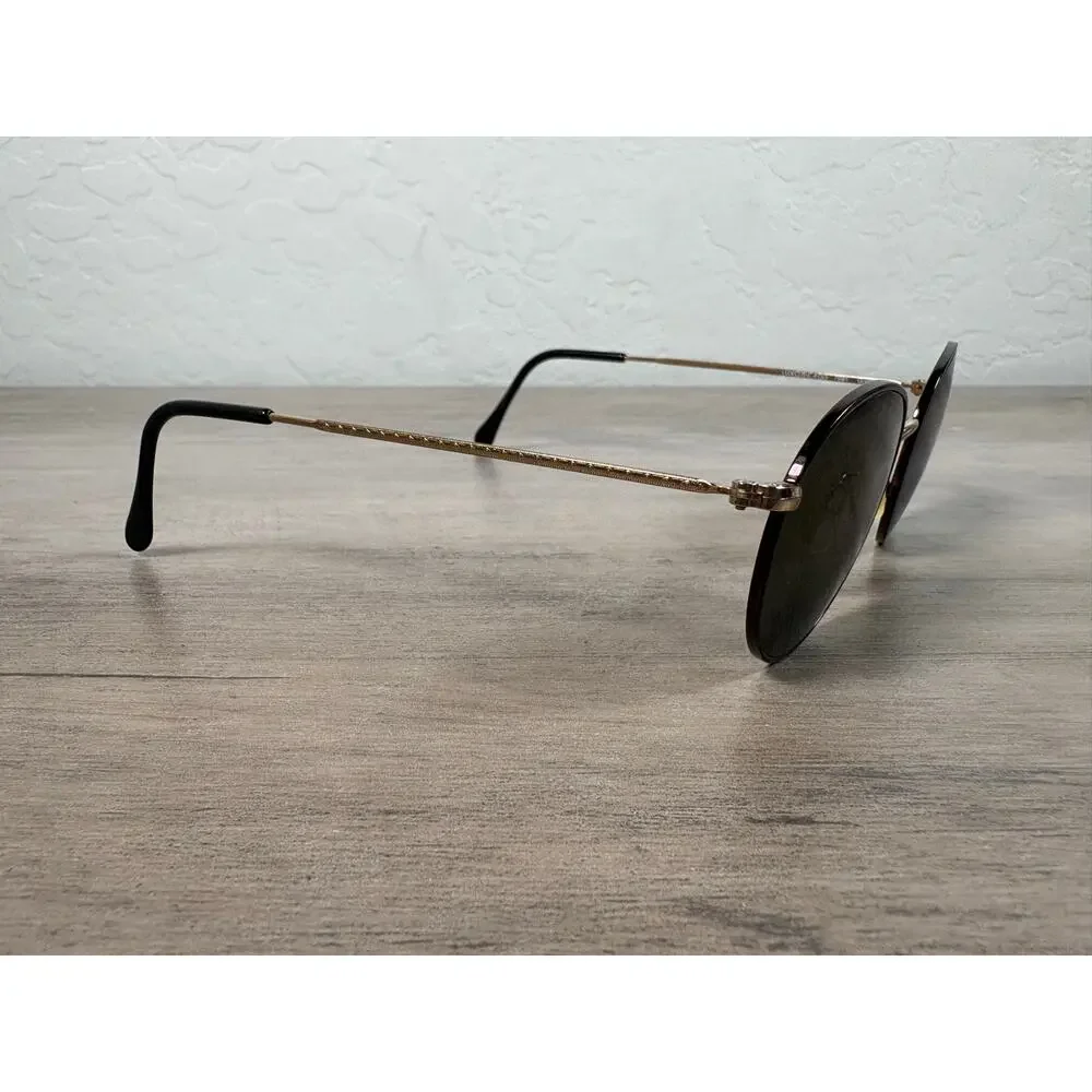 Luxottica 7091 Gx95- Gold‎ Electroplated UV Guard- Made in Italy Sunglasses- EUC